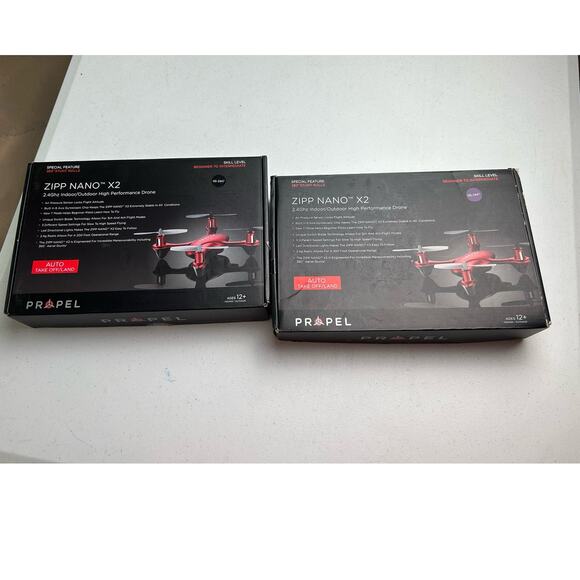 Zipp Nano X2 Drone In/Out door 2.4Ghz Blue & Blk Mini Size - Picture 1 of 16